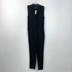 LOFT Sleeveless Black Jumpsuit sz 2 Tall